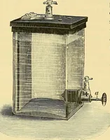 An illustration from Konstruktion, Bau und Betrieb von Funkeninduktoren und deren Anwendung, mit besonderer Berücksichtigung der Röntgenstrahlen-Technik (1904)