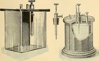 An illustration from Konstruktion, Bau und Betrieb von Funkeninduktoren und deren Anwendung, mit besonderer Berücksichtigung der Röntgenstrahlen-Technik (1904)