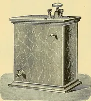 An illustration from Konstruktion, Bau und Betrieb von Funkeninduktoren und deren Anwendung, mit besonderer Berücksichtigung der Röntgenstrahlen-Technik (1904)