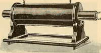 An illustration from Konstruktion, Bau und Betrieb von Funkeninduktoren und deren Anwendung, mit besonderer Berücksichtigung der Röntgenstrahlen-Technik (1904)