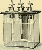 An illustration from Konstruktion, Bau und Betrieb von Funkeninduktoren und deren Anwendung, mit besonderer Berücksichtigung der Röntgenstrahlen-Technik (1904)