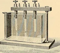 An illustration from Konstruktion, Bau und Betrieb von Funkeninduktoren und deren Anwendung, mit besonderer Berücksichtigung der Röntgenstrahlen-Technik (1904)