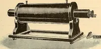An illustration from Konstruktion, Bau und Betrieb von Funkeninduktoren und deren Anwendung, mit besonderer Berücksichtigung der Röntgenstrahlen-Technik (1904)