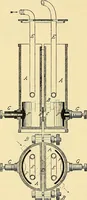 An illustration from Konstruktion, Bau und Betrieb von Funkeninduktoren und deren Anwendung, mit besonderer Berücksichtigung der Röntgenstrahlen-Technik (1904)