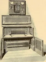 An illustration from Konstruktion, Bau und Betrieb von Funkeninduktoren und deren Anwendung, mit besonderer Berücksichtigung der Röntgenstrahlen-Technik (1904)