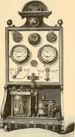An illustration from Konstruktion, Bau und Betrieb von Funkeninduktoren und deren Anwendung, mit besonderer Berücksichtigung der Röntgenstrahlen-Technik (1904)