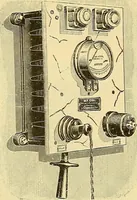 An illustration from Konstruktion, Bau und Betrieb von Funkeninduktoren und deren Anwendung, mit besonderer Berücksichtigung der Röntgenstrahlen-Technik (1904)