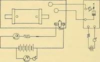 An illustration from Konstruktion, Bau und Betrieb von Funkeninduktoren und deren Anwendung, mit besonderer Berücksichtigung der Röntgenstrahlen-Technik (1904)