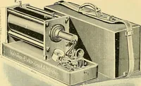 An illustration from Konstruktion, Bau und Betrieb von Funkeninduktoren und deren Anwendung, mit besonderer Berücksichtigung der Röntgenstrahlen-Technik (1904)