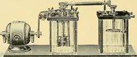 An illustration from Konstruktion, Bau und Betrieb von Funkeninduktoren und deren Anwendung, mit besonderer Berücksichtigung der Röntgenstrahlen-Technik (1904)