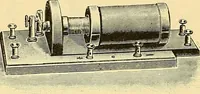 An illustration from Konstruktion, Bau und Betrieb von Funkeninduktoren und deren Anwendung, mit besonderer Berücksichtigung der Röntgenstrahlen-Technik (1904)