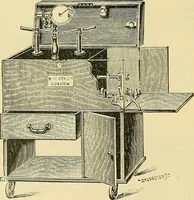 An illustration from Konstruktion, Bau und Betrieb von Funkeninduktoren und deren Anwendung, mit besonderer Berücksichtigung der Röntgenstrahlen-Technik (1904)