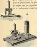 An illustration from Konstruktion, Bau und Betrieb von Funkeninduktoren und deren Anwendung, mit besonderer Berücksichtigung der Röntgenstrahlen-Technik (1904)