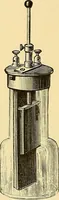 An illustration from Konstruktion, Bau und Betrieb von Funkeninduktoren und deren Anwendung, mit besonderer Berücksichtigung der Röntgenstrahlen-Technik (1904)