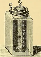 An illustration from Konstruktion, Bau und Betrieb von Funkeninduktoren und deren Anwendung, mit besonderer Berücksichtigung der Röntgenstrahlen-Technik (1904)