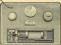 An illustration from Konstruktion, Bau und Betrieb von Funkeninduktoren und deren Anwendung, mit besonderer Berücksichtigung der Röntgenstrahlen-Technik (1904)