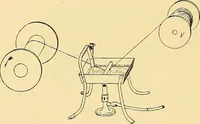 An illustration from Konstruktion, Bau und Betrieb von Funkeninduktoren und deren Anwendung, mit besonderer Berücksichtigung der Röntgenstrahlen-Technik (1904)