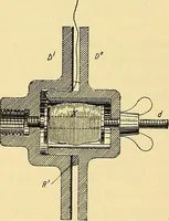 An illustration from Konstruktion, Bau und Betrieb von Funkeninduktoren und deren Anwendung, mit besonderer Berücksichtigung der Röntgenstrahlen-Technik (1904)