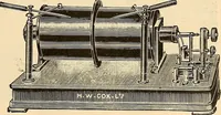 An illustration from Konstruktion, Bau und Betrieb von Funkeninduktoren und deren Anwendung, mit besonderer Berücksichtigung der Röntgenstrahlen-Technik (1904)