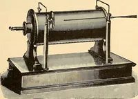 An illustration from Konstruktion, Bau und Betrieb von Funkeninduktoren und deren Anwendung, mit besonderer Berücksichtigung der Röntgenstrahlen-Technik (1904)