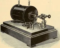 An illustration from Konstruktion, Bau und Betrieb von Funkeninduktoren und deren Anwendung, mit besonderer Berücksichtigung der Röntgenstrahlen-Technik (1904)