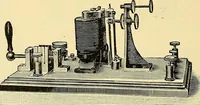 An illustration from Konstruktion, Bau und Betrieb von Funkeninduktoren und deren Anwendung, mit besonderer Berücksichtigung der Röntgenstrahlen-Technik (1904)