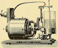 An illustration from Konstruktion, Bau und Betrieb von Funkeninduktoren und deren Anwendung, mit besonderer Berücksichtigung der Röntgenstrahlen-Technik (1904)