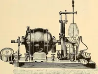 An illustration from Konstruktion, Bau und Betrieb von Funkeninduktoren und deren Anwendung, mit besonderer Berücksichtigung der Röntgenstrahlen-Technik (1904)