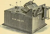 An illustration from Konstruktion, Bau und Betrieb von Funkeninduktoren und deren Anwendung, mit besonderer Berücksichtigung der Röntgenstrahlen-Technik (1904)