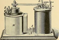 An illustration from Konstruktion, Bau und Betrieb von Funkeninduktoren und deren Anwendung, mit besonderer Berücksichtigung der Röntgenstrahlen-Technik (1904)