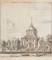 Picture 6 of 11 from Korte besgryving van het Lugdunum Batavorum nu Leyden : vervatende een verhaal van haar grond-stand, oudheid, opkomst, voort-gang, ende stads-bestier : sampt het graven van den ouden ende niewen Rijn, met de oude ende niewe uytwateringen van de selve (1672), leaf 115