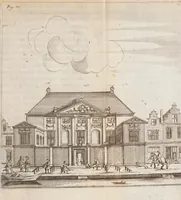 Picture 7 of 11 from Korte besgryving van het Lugdunum Batavorum nu Leyden : vervatende een verhaal van haar grond-stand, oudheid, opkomst, voort-gang, ende stads-bestier : sampt het graven van den ouden ende niewen Rijn, met de oude ende niewe uytwateringen van de selve (1672), leaf 119