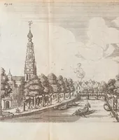 Picture 3 of 11 from Korte besgryving van het Lugdunum Batavorum nu Leyden : vervatende een verhaal van haar grond-stand, oudheid, opkomst, voort-gang, ende stads-bestier : sampt het graven van den ouden ende niewen Rijn, met de oude ende niewe uytwateringen van de selve (1672), leaf 70