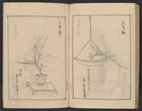 An illustration from [Koryū ikebana saizu] (1834)