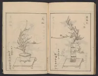 An illustration from [Koryū ikebana saizu] (1834)