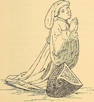An illustration from Körperpflege und Kleidung bei den Deutschen von den ältesten geschichtlichen Zeiten bis zum 16. Jahrhundert (1903)