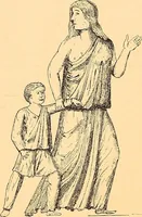 An illustration from Körperpflege und Kleidung bei den Deutschen von den ältesten geschichtlichen Zeiten bis zum 16. Jahrhundert (1903)