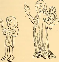 An illustration from Körperpflege und Kleidung bei den Deutschen von den ältesten geschichtlichen Zeiten bis zum 16. Jahrhundert (1903)
