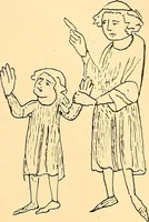 An illustration from Körperpflege und Kleidung bei den Deutschen von den ältesten geschichtlichen Zeiten bis zum 16. Jahrhundert (1903)