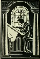 An illustration from Kunstenaar en samenleving : de plaats van den kunstenaar in zijn volk en zijn tijd van 500 voor Christus tot op onze dagen (1922)