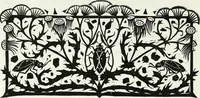 An illustration from Kunst en samenleving. Naar Walter Crane's Claims of decorative art, in het nederlandsch bewerkt door Jan Veth, en vercierd met talrijke vignetten, in hout gesneden door G.W. Dijsselhof (1903)
