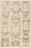 An illustration from Kunstgewerbliches Skizzenbuch : Für Metall, Glas-Industrie und Keramik / Anton Seder (1899)