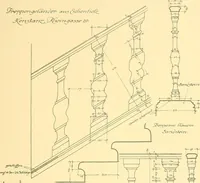 An illustration from Kunsthandwerkliche Details von Bavten vnd deren Einrichtvngen avs der Zeit von 1750-1850 (1911)