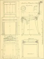 An illustration from Kunsthandwerkliche Details von Bavten vnd deren Einrichtvngen avs der Zeit von 1750-1850 (1911)