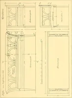 An illustration from Kunsthandwerkliche Details von Bavten vnd deren Einrichtvngen avs der Zeit von 1750-1850 (1911)