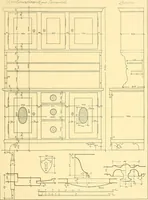 An illustration from Kunsthandwerkliche Details von Bavten vnd deren Einrichtvngen avs der Zeit von 1750-1850 (1911)