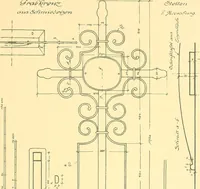 An illustration from Kunsthandwerkliche Details von Bavten vnd deren Einrichtvngen avs der Zeit von 1750-1850 (1911)