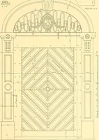 An illustration from Kunsthandwerkliche Details von Bavten vnd deren Einrichtvngen avs der Zeit von 1750-1850 (1911)