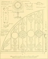 An illustration from Kunsthandwerkliche Details von Bavten vnd deren Einrichtvngen avs der Zeit von 1750-1850 (1911)