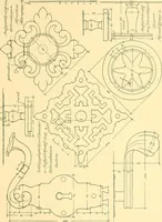 An illustration from Kunsthandwerkliche Details von Bavten vnd deren Einrichtvngen avs der Zeit von 1750-1850 (1911)